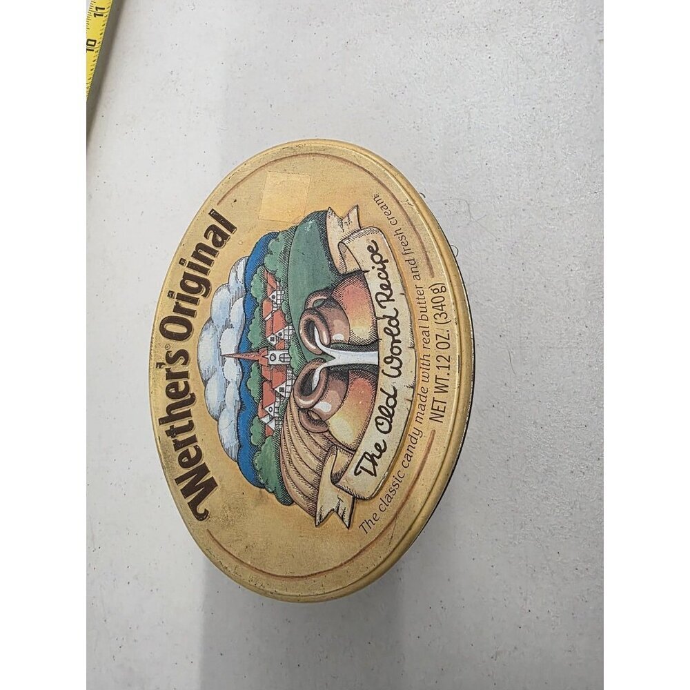 Vintage Werther's Original Candy Tin 1985 - Old World Recipe Collectible